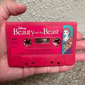 Disney Beauty and the Beast Red Cassette